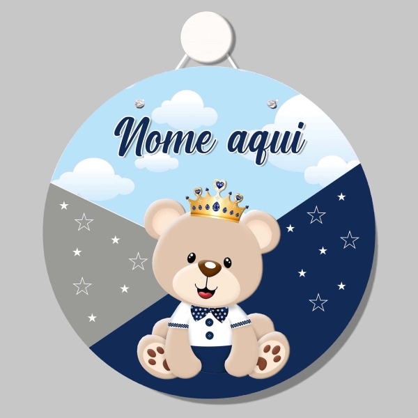 Quadro porta (Ursinho Príncipe)