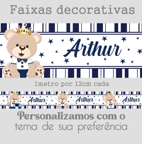 Faixa Ursinho Príncipe