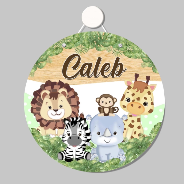 Quadro porta (Safari Menino)