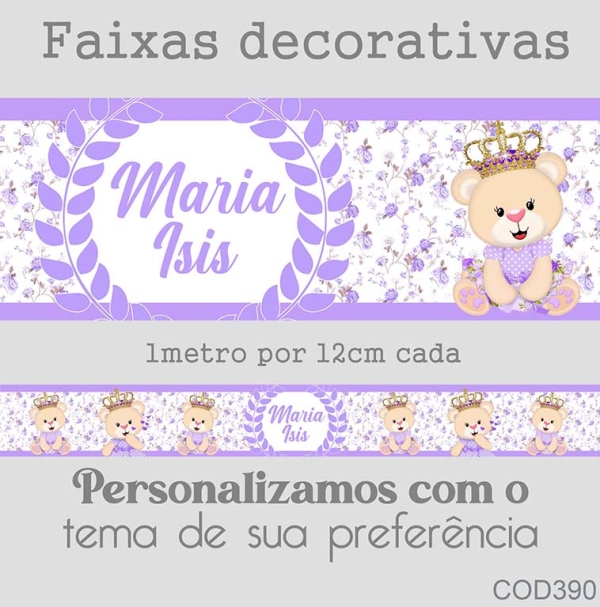 Ursinha Princesa Lilás (Combo econômico) - Image 5