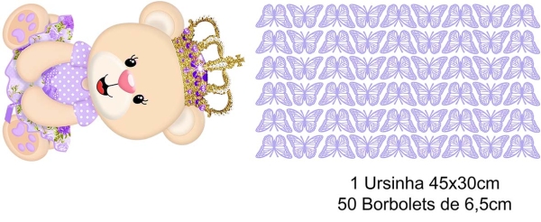 Ursinha Princesa Lilás (Combo econômico) - Image 3