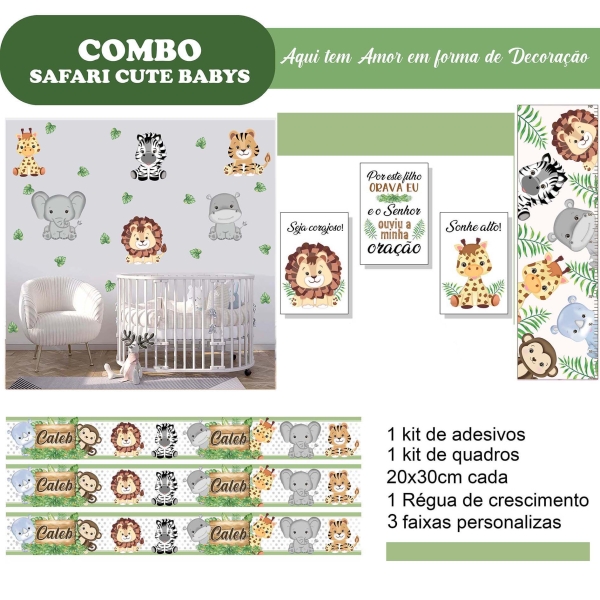 Safari cute (Combo econômico)