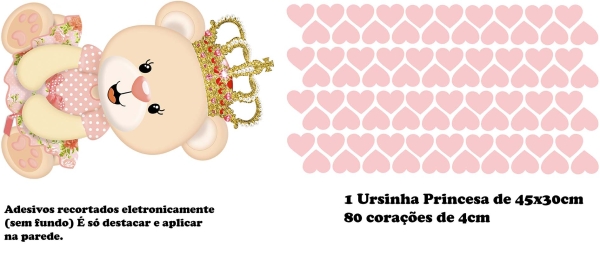 Ursinha Princesa Rosê (Combo econômico) - Image 3