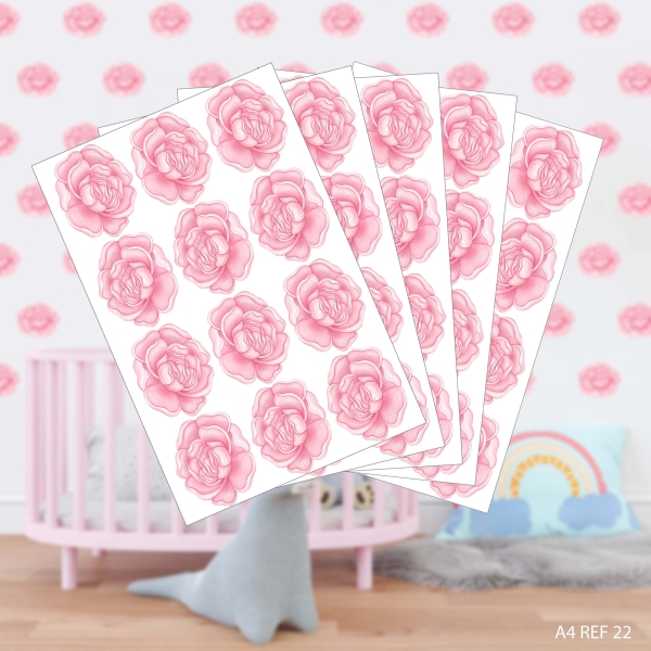 Rosas (Adesivo de parede)