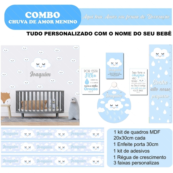 Chuva de amor menino (Combo econômico)