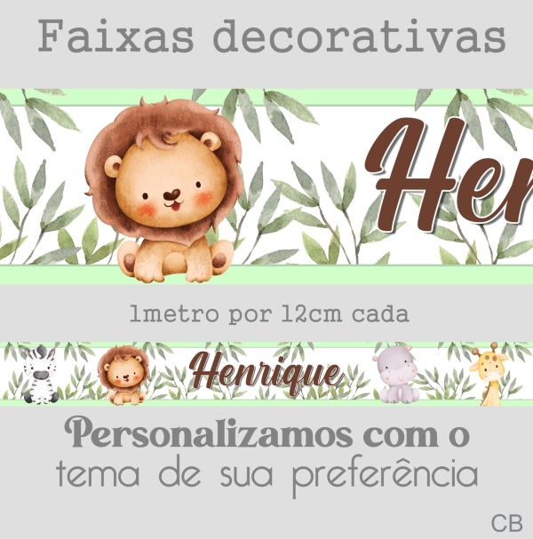 Faixa Safari Menino