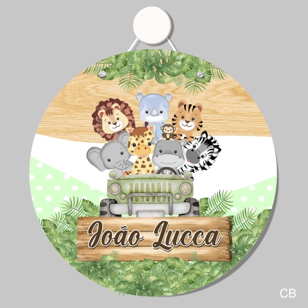 Quadro porta (Safari Menino)