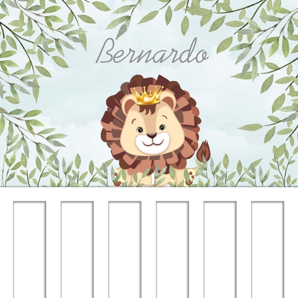 Papel de parede autocolante Leãozinho rei da floresta - Image 3