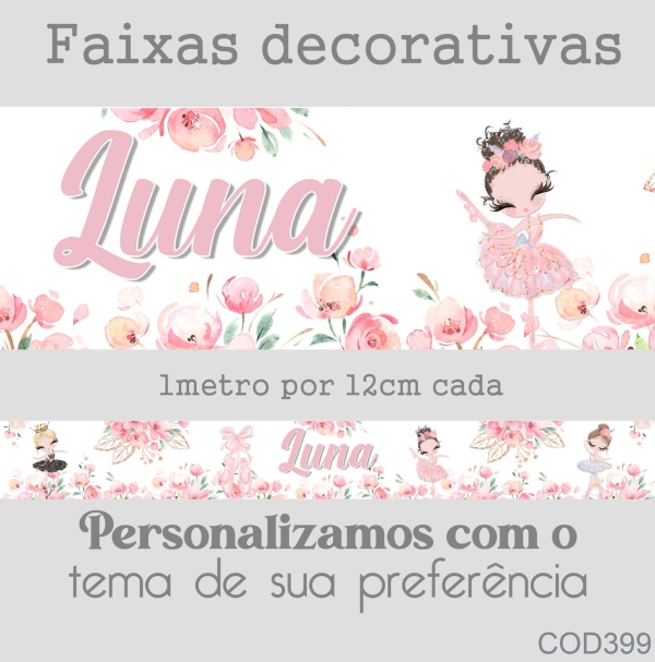 Faixa Bailarinas no jardim